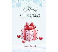 Merry Christmas Notebook - Red Hearts Edition: Christmas Notebook | 100 Lined Pages | Ideal Christmas Gift | 6" × 9" Hardcover