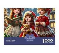 Merry Christmas para Adultos Christmas 1000 Challenge, Puzzle Creativo Multicolor, Regalos Navideños para Niñas/niños, A Partir De 14 Años 70x50cm/1000pcs