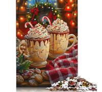 Merry Christmas Puzzles Imposible,desafío for Adults Entretenimiento Creativo 1000 Piezas Obra De Arte De Juego De para Adultos Y Niños A Partir De 12 Años 1000pcs (75x50cm)