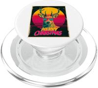 Merry Christmas Reno Vintage Retro 80s Navidad Xmas PopSockets PopGrip para MagSafe