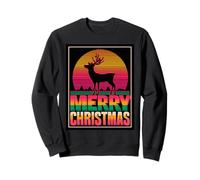 Merry Christmas Reno Vintage Retro 80s Navidad Xmas Sudadera