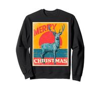 Merry Christmas Reno Vintage Retro 80s Navidad Xmas Sudadera