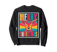 Merry Christmas Reno Vintage Retro 80s Navidad Xmas Sudadera