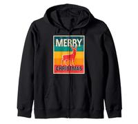 Merry Christmas Reno Vintage Retro 80s Navidad Xmas Sudadera con Capucha