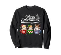 Merry Christmas Shiba inu Reindeer Elf Santa Squad Dog Lover Sudadera