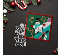 Merry Christmas Snowman Star We're A Perfect Match Heart Metal Die Cuts, Spring Sunflower Frame Leaf Cutting Troqueles para bricolaje, álbumes de recortes, troqueles decorativos de papel para hacer
