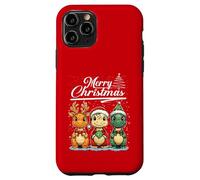 Merry Christmas T-Rex Santa Dinosaur T-Rex Dino Xmas Tree Carcasa para iPhone 11 Pro