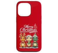 Merry Christmas T-Rex Santa Dinosaur T-Rex Dino Xmas Tree Carcasa para iPhone 13 Pro