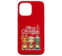 Merry Christmas T-Rex Santa Dinosaur T-Rex Dino Xmas Tree Carcasa para iPhone 13 Pro MAX