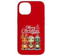 Merry Christmas T-Rex Santa Dinosaur T-Rex Dino Xmas Tree Carcasa para iPhone 14