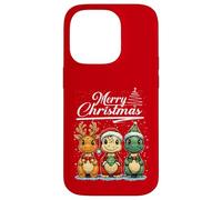 Merry Christmas T-Rex Santa Dinosaur T-Rex Dino Xmas Tree Carcasa para iPhone 14 Pro