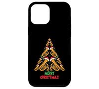 Merry Christmas Tuba Tree Tuba Music Lover Xmas Holiday Carcasa para iPhone 12 Pro MAX