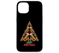Merry Christmas Tuba Tree Tuba Music Lover Xmas Holiday Carcasa para iPhone 13
