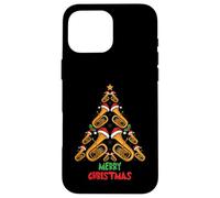 Merry Christmas Tuba Tree Tuba Music Lover Xmas Holiday Carcasa para iPhone 16 Pro MAX