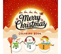 Merry Christmas: Unique Beautiful Merry Christmas to Color, Coloring book