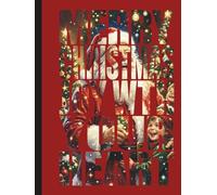 Merry Christmas With Heart Sketchbook: Hardcover Blank Art Journal Gift: 8.25 x 11 Large Size: Vintage Santa Claus Design, Unlined Pages for Holiday Drawing & Writing
