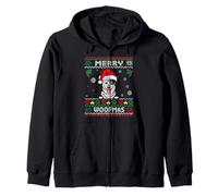 Merry Christmas Woofmas Australian Cattle Dog Funny Xmas Sudadera con Capucha