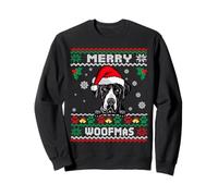 Merry Christmas Woofmas Great Dane Dog Funny Ugly Xmas Sudadera