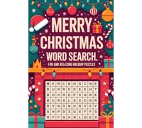 Merry Christmas Word Search: Fun and Relaxing Holiday Puzzles: Coffee-Table Activity Companion for Adults with Replay Anytime