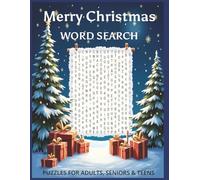 Merry Christmas, Word Search, Puzzles for Adults, Seniors & Teens: A Christmas Themed Word Find for Adults, Seniors, and Teens
