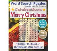 Merry Christmas - Word Search Puzzles: Screen-Free! Challenging Brain Activity for All Ages (Word Search Celebrations)