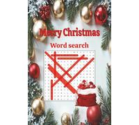 Merry Christmas Word Search: Word Searches With Easy to Read Print about Christmas, Holiday Season, and Holiday Cheer |6x9 inches,110 pages | 50 + Puzzles with solutions