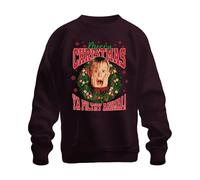Merry Christmas Ya Filthy Animal Kevin McCallister - Home Alone Christmas Xmas Unisex Jersey de Navidad, granate, L