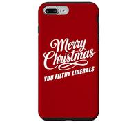 Merry Christmas You Filthy Liberals - Santa Funny Carcasa para iPhone 7 Plus/8 Plus