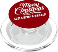 Merry Christmas You Filthy Liberals - Santa Funny PopSockets PopGrip para MagSafe