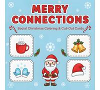 Merry Connections: Social Christmas Coloring & Cut-Out Cards