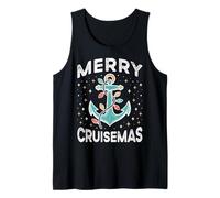 Merry Cruisemas Christmas Cruise - Luces de Navidad Familiares a Juego Camiseta sin Mangas