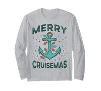 Merry Cruisemas Christmas Cruise - Luces de Navidad Familiares a Juego Manga Larga