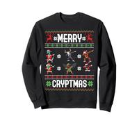 Merry Cryptmas Dabbing Cryptid Monsters Scary Feo Navidad Sudadera