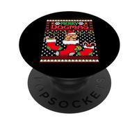 Merry Dogmas Cockapoo Dog Funny Ugly Christmas Xmas PopSockets PopGrip Adhesivo