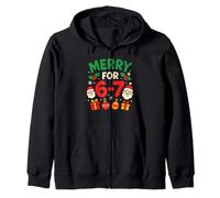 Merry For 6-7 Fun 67 Número 6-7 Christmas Six Seven Sudadera con Capucha