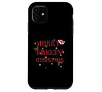 Merry Friggin Christmas, Pijama de Navidad búfalo a Cuadros Carcasa para iPhone 11