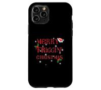 Merry Friggin Christmas, Pijama de Navidad búfalo a Cuadros Carcasa para iPhone 11 Pro