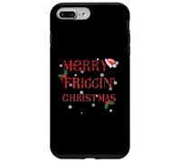 Merry Friggin Christmas, Pijama de Navidad búfalo a Cuadros Carcasa para iPhone 7 Plus/8 Plus