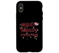 Merry Friggin Christmas, Pijama de Navidad búfalo a Cuadros Carcasa para iPhone X/XS