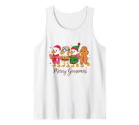 Merry Goosemas Cute Festive Goose Christmas Camiseta sin Mangas