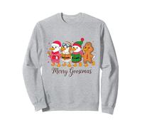 Merry Goosemas Cute Festive Goose Christmas Sudadera