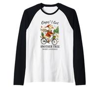 Merry Goosemas Oops I Got Another Tree Christmas Goose Camiseta Manga Raglan