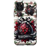 Merry Gothic Christmas Star Shabby Chic Decor Cute Goth Xmas Carcasa para iPhone 11 Pro MAX