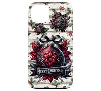 Merry Gothic Christmas Star Shabby Chic Decor Cute Goth Xmas Carcasa para iPhone 13
