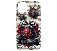Merry Gothic Christmas Star Shabby Chic Decor Cute Goth Xmas Carcasa para iPhone 14 Plus