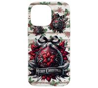 Merry Gothic Christmas Star Shabby Chic Decor Cute Goth Xmas Carcasa para iPhone 14 Pro MAX