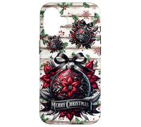 Merry Gothic Christmas Star Shabby Chic Decor Cute Goth Xmas Carcasa para iPhone 16