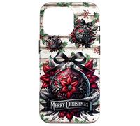 Merry Gothic Christmas Star Shabby Chic Decor Cute Goth Xmas Carcasa para iPhone 16 Pro