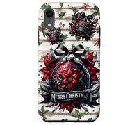 Merry Gothic Christmas Star Shabby Chic Decor Cute Goth Xmas Carcasa para iPhone XR