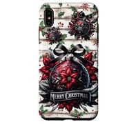 Merry Gothic Christmas Star Shabby Chic Decor Cute Goth Xmas Carcasa para iPhone XS MAX